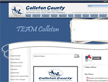 Tablet Screenshot of colletonsd.org